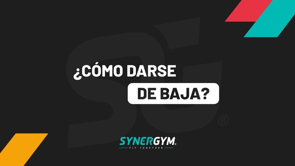 darse de baja que significa